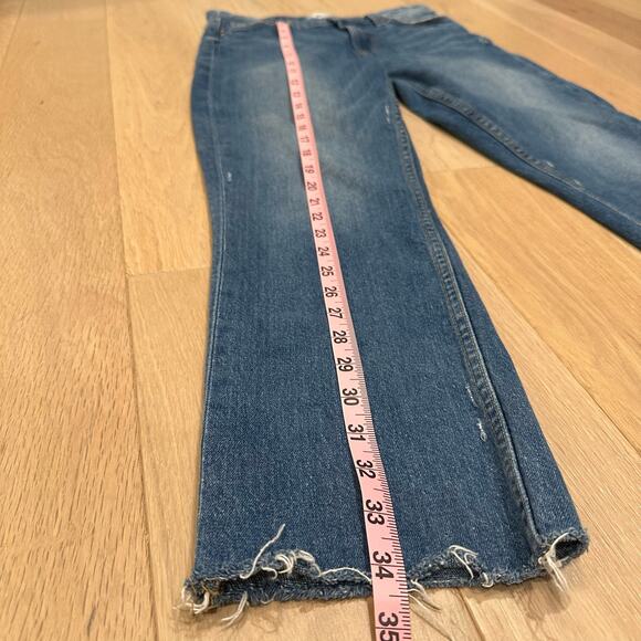 Paige Highrise Sarah Straight Vintage Fray 26 - Picture 5 of 9